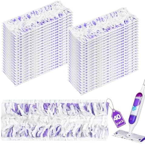 DrFlito 40 Count Disposable Power Mop Refills for Multi-Surface Cleaning 1