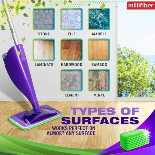 Millifiber Reusable Mop Pads for Swiffer WetJet 2 Pack - Eco-Friendly
