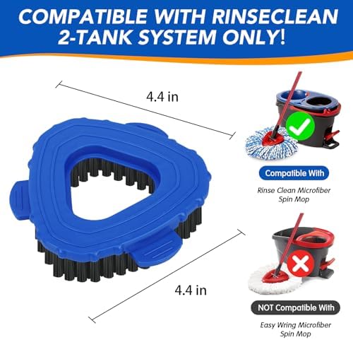 O Cedar RinseClean 2 Replacement Scrub Brush Head 2 Pack