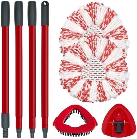 DLAIMI Spin Mop Replacement Set for O-Ceda EasyWring 1-Tank System