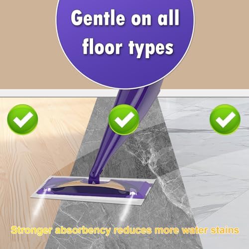 Bisenkud 48 Count Wetjet Pad Refills for Swiffer Wet Jet