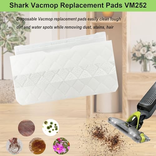 20-Pack Shark VACMOP Replacement Mop Pads - Multi-Surface