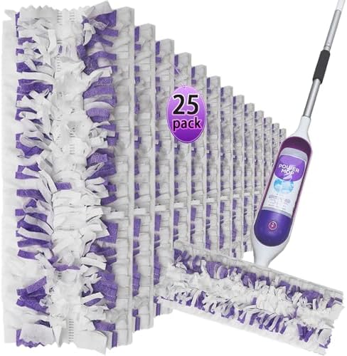 Disposable Mop Pads for S-wiff-er PowerMop 25 Count Refills