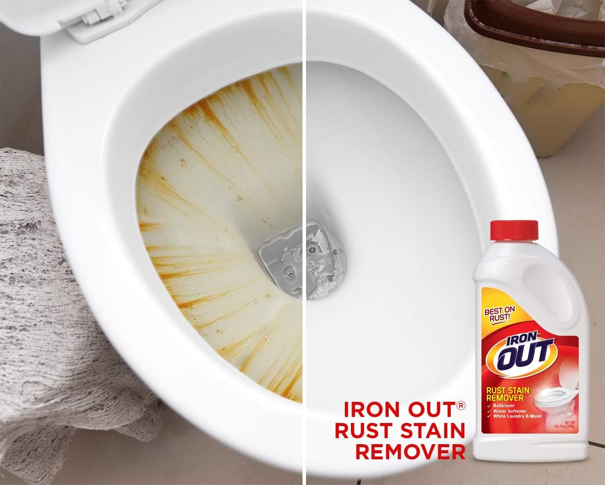 IRON OUT Rust Stain Remover Tablets Gel Spray