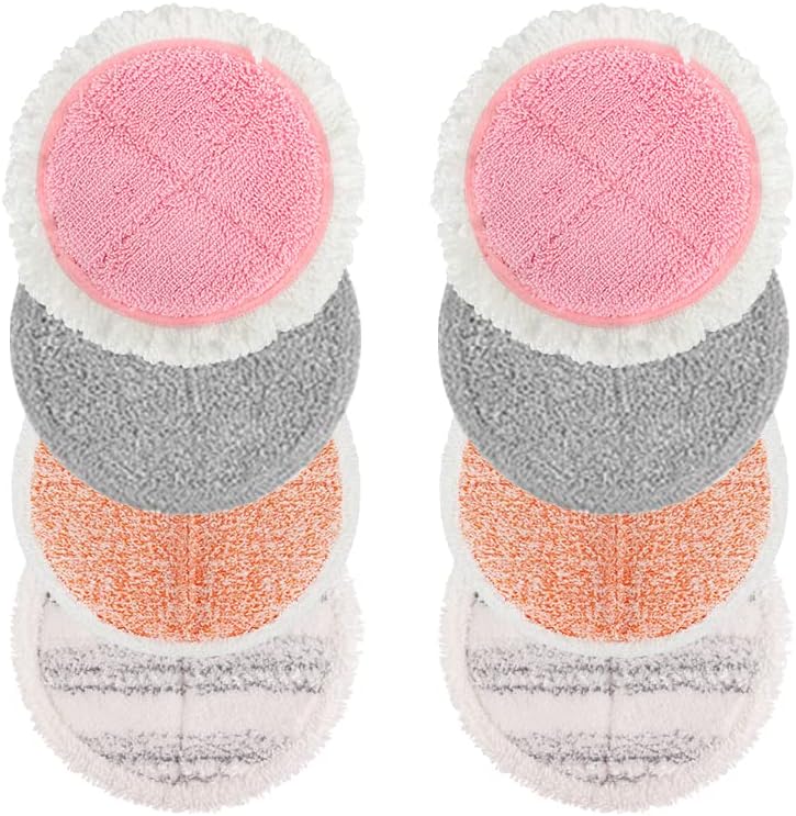 Bozdyru Electric Mop Pads 65 Inch 8 Pack