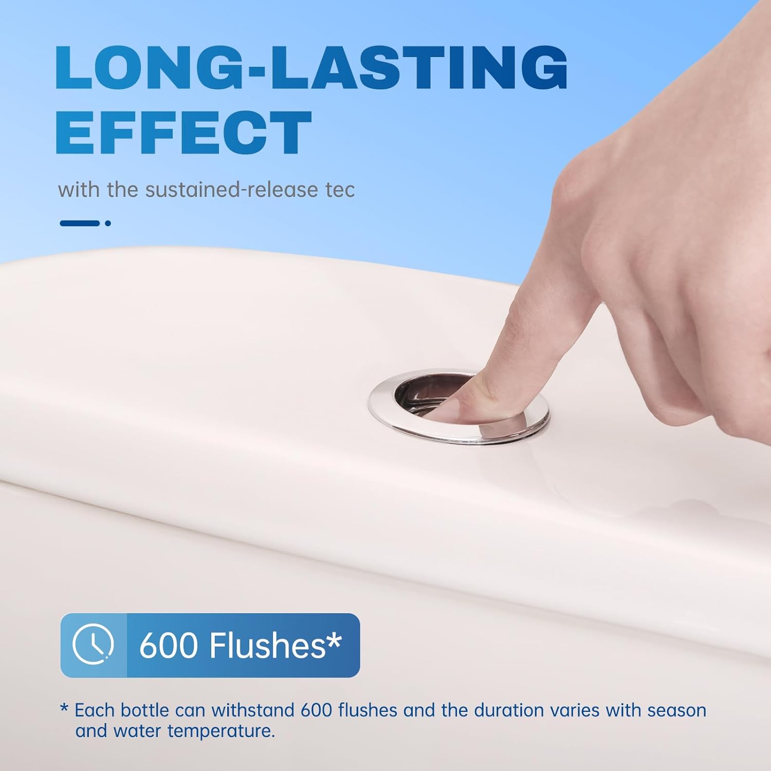 Vacplus Toilet Bowl Cleaners - 3 Pack Hands-Free Powerful