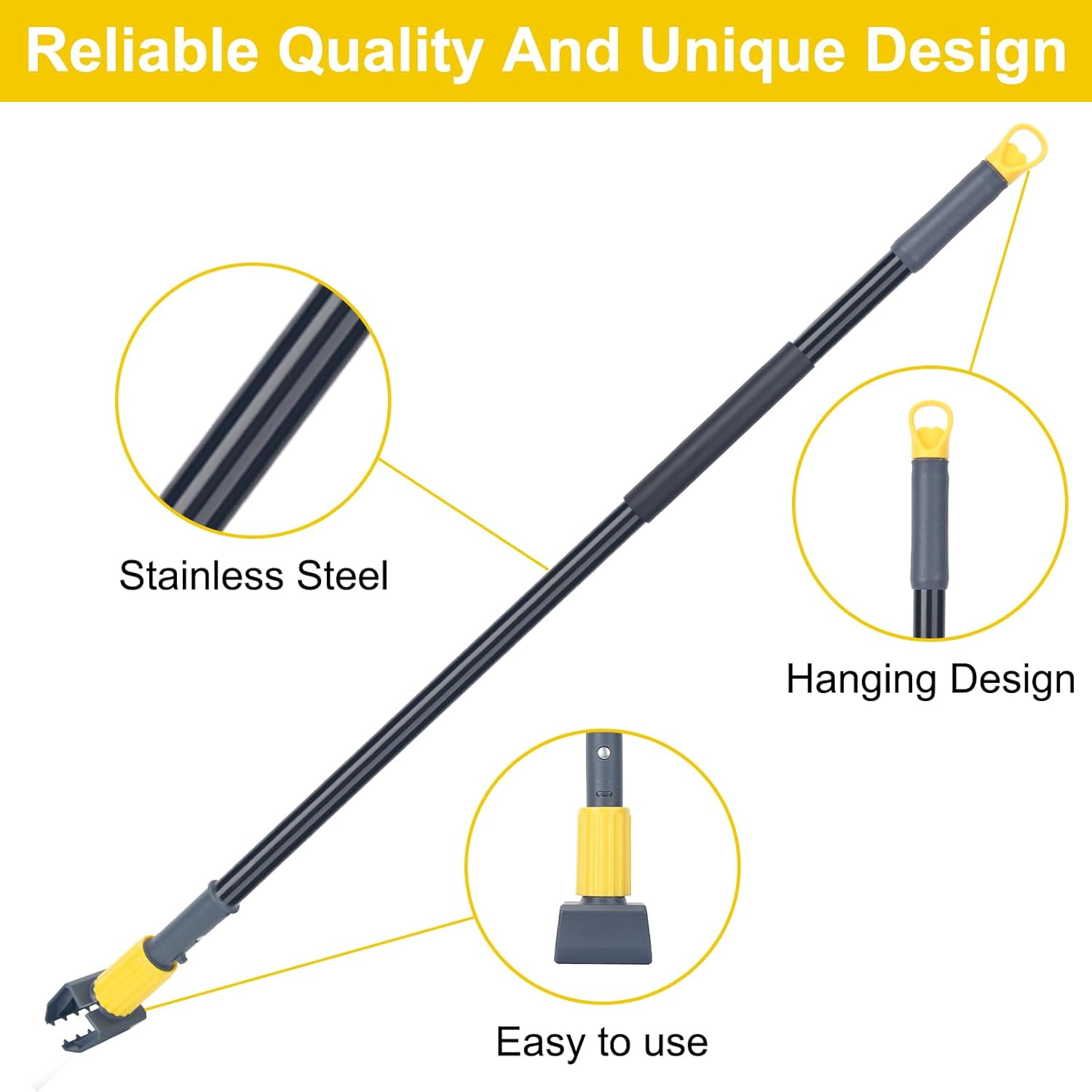 KeFanta 58 Heavy Duty Mop Handle 6 Pack