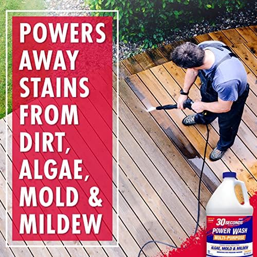 30 SECONDS Pressure Washer Cleaner 2 Pack - 20 Gallons per Bottle