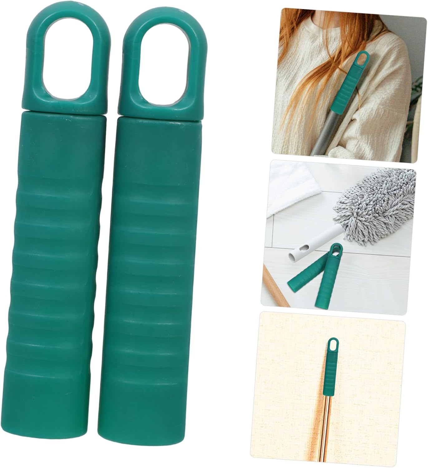 2pcs Non-Slip Mop Handle with Hanging Holes Replacement for Broom Poles