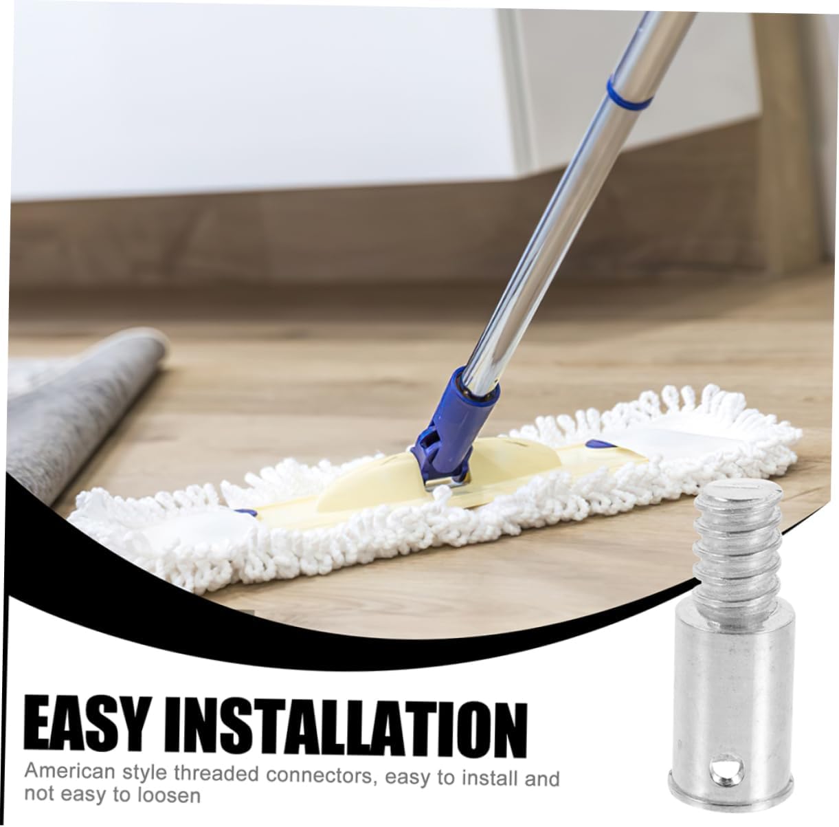 CALLARON Extension Pole Threaded Tip for Broom Handles