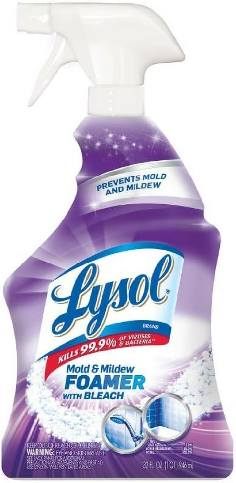 Lysol Mildew Remover Spray 32 Ounce Pack of 12