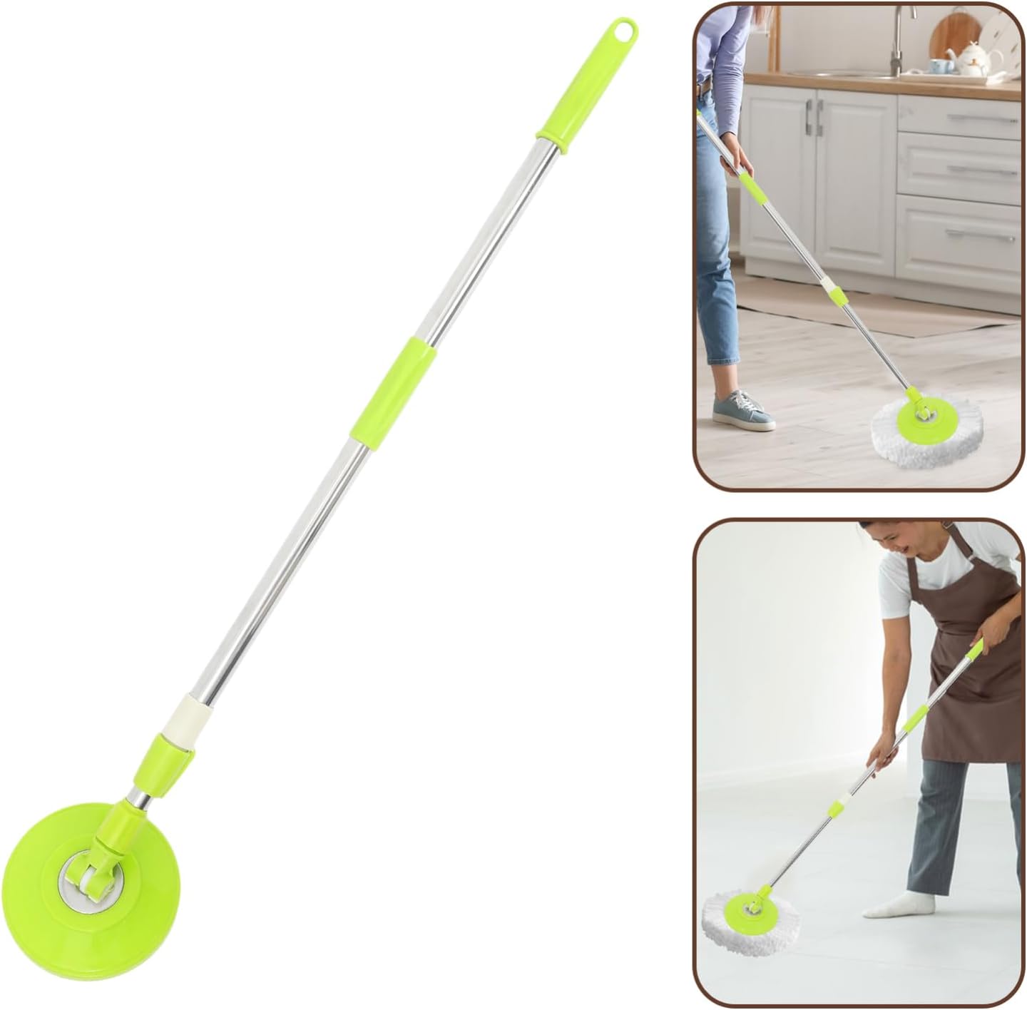 Ipetboom Heavy-Duty Mop Handle Replacement Pole
