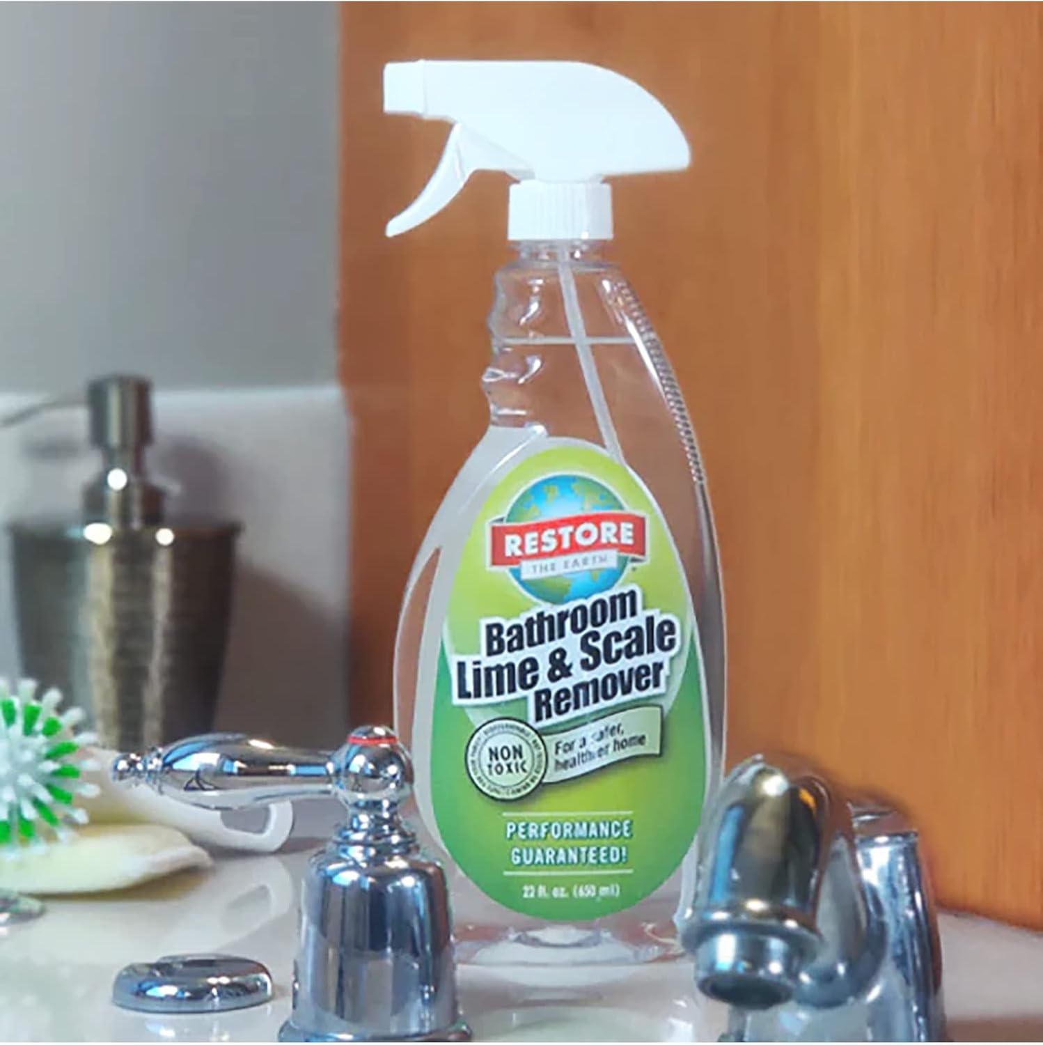 Restore Naturals Bathroom Lime Scale Remover - 22 oz Multipurpose Cleaner
