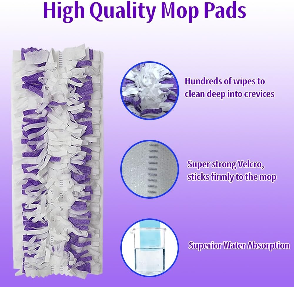 Disposable Mop Pads for S-wiff-er PowerMop 25 Count Refills