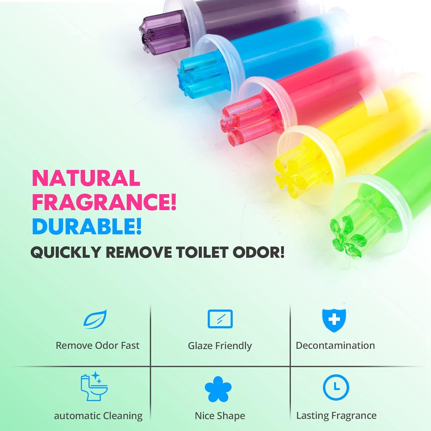 KILOSTEP Toilet Gel Stamp Set 60 Count 5 Scent 1