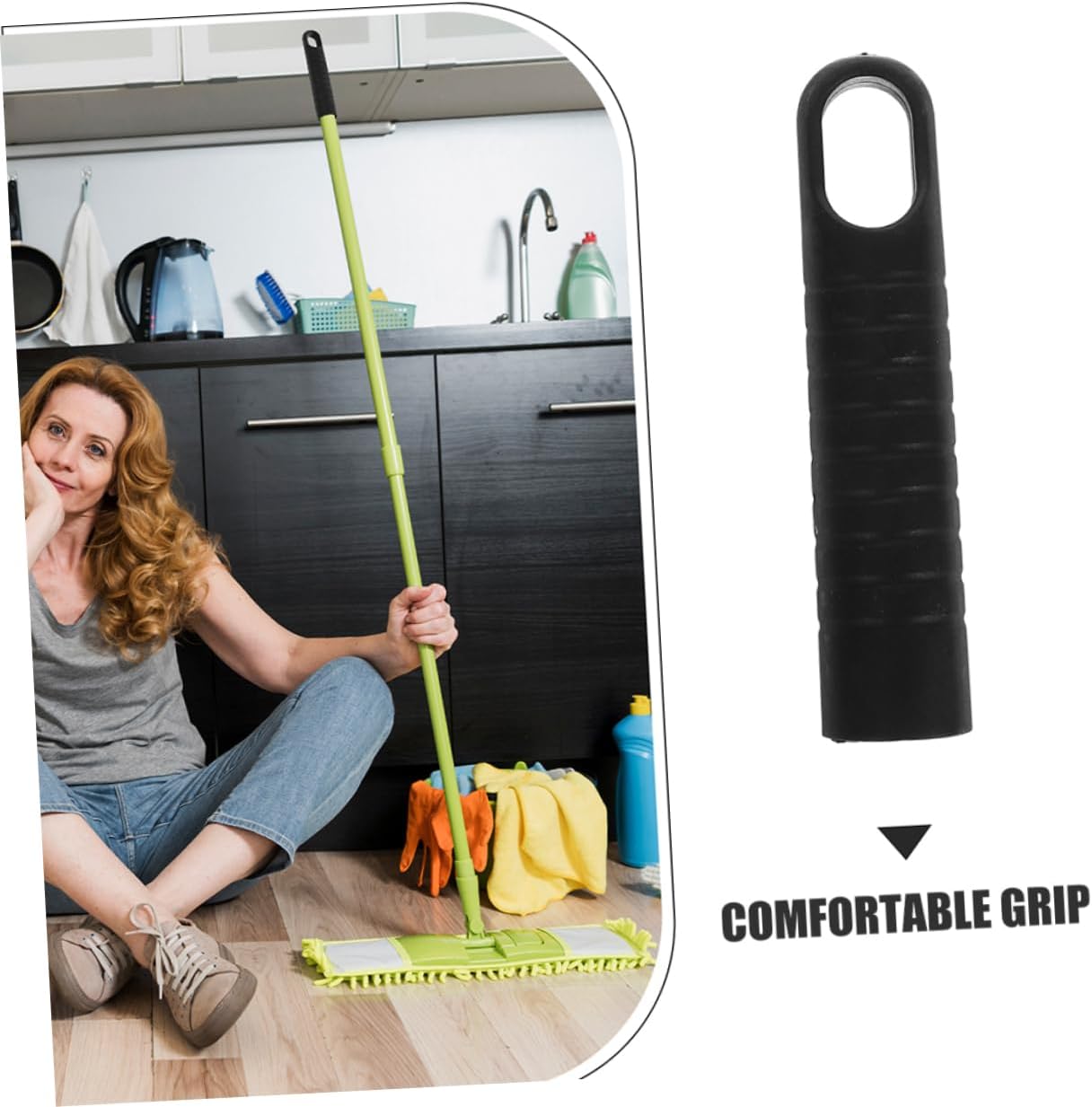 5-Piece Mop Handle End Caps Set for Easy Replacement