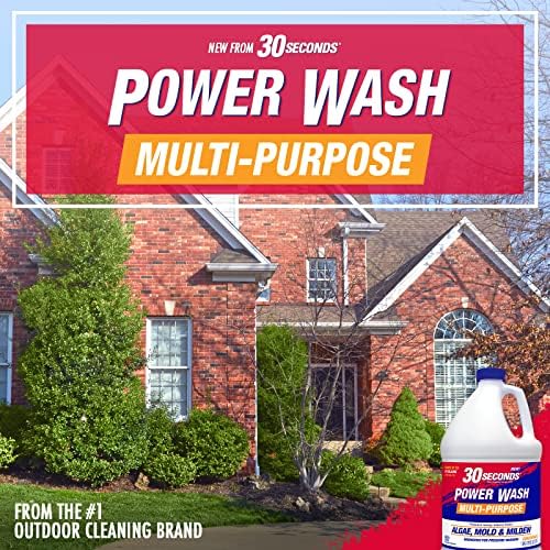 30 SECONDS Pressure Washer Cleaner 2 Pack - 20 Gallons per Bottle