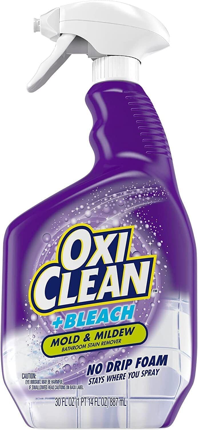 OxiClean Plus Bleach Mold Mildew Stain Remover 30 oz Pack of 3