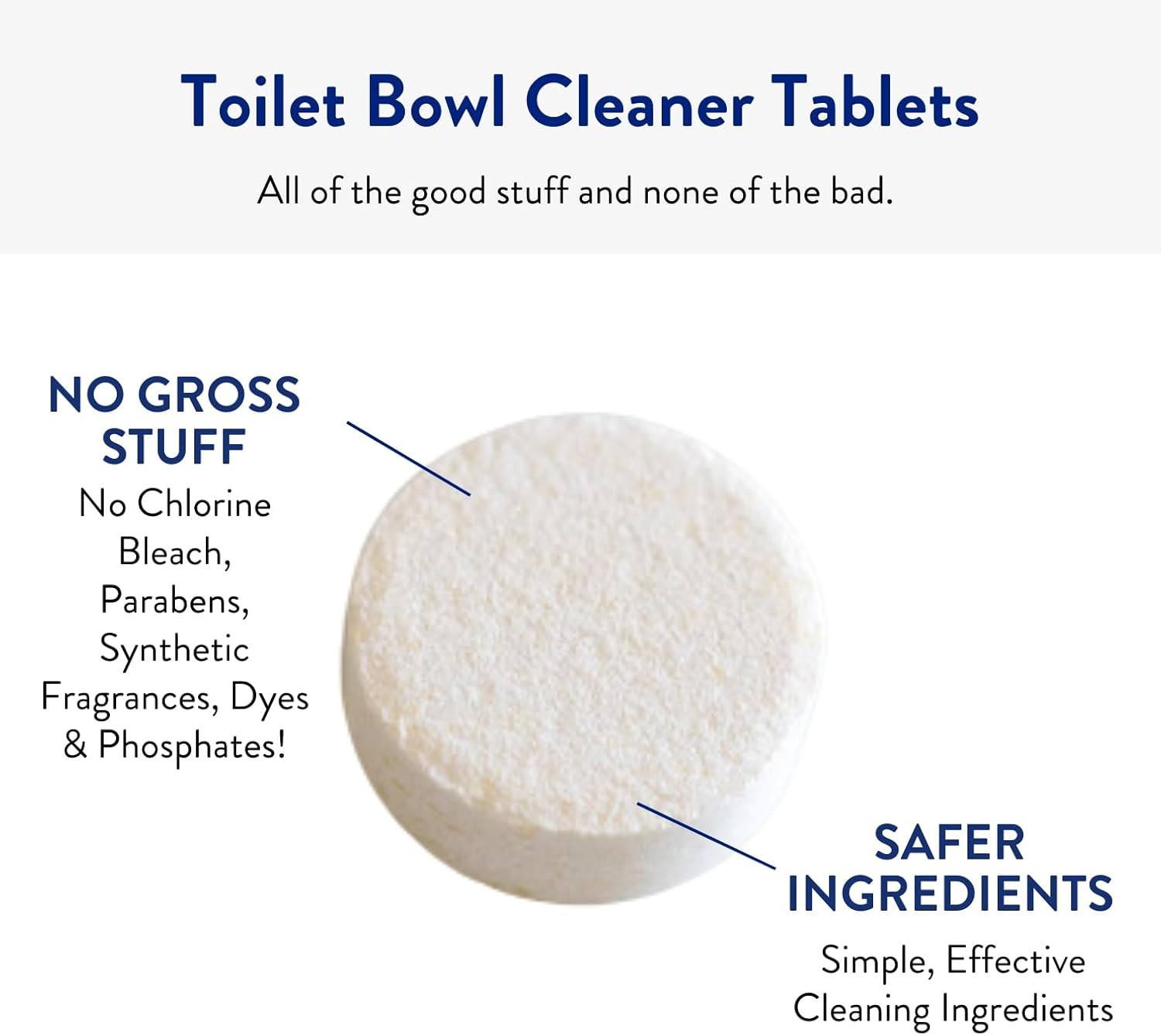 THE CLEAN PEOPLE Toilet Bowl Cleaner Tablets - 12 Count