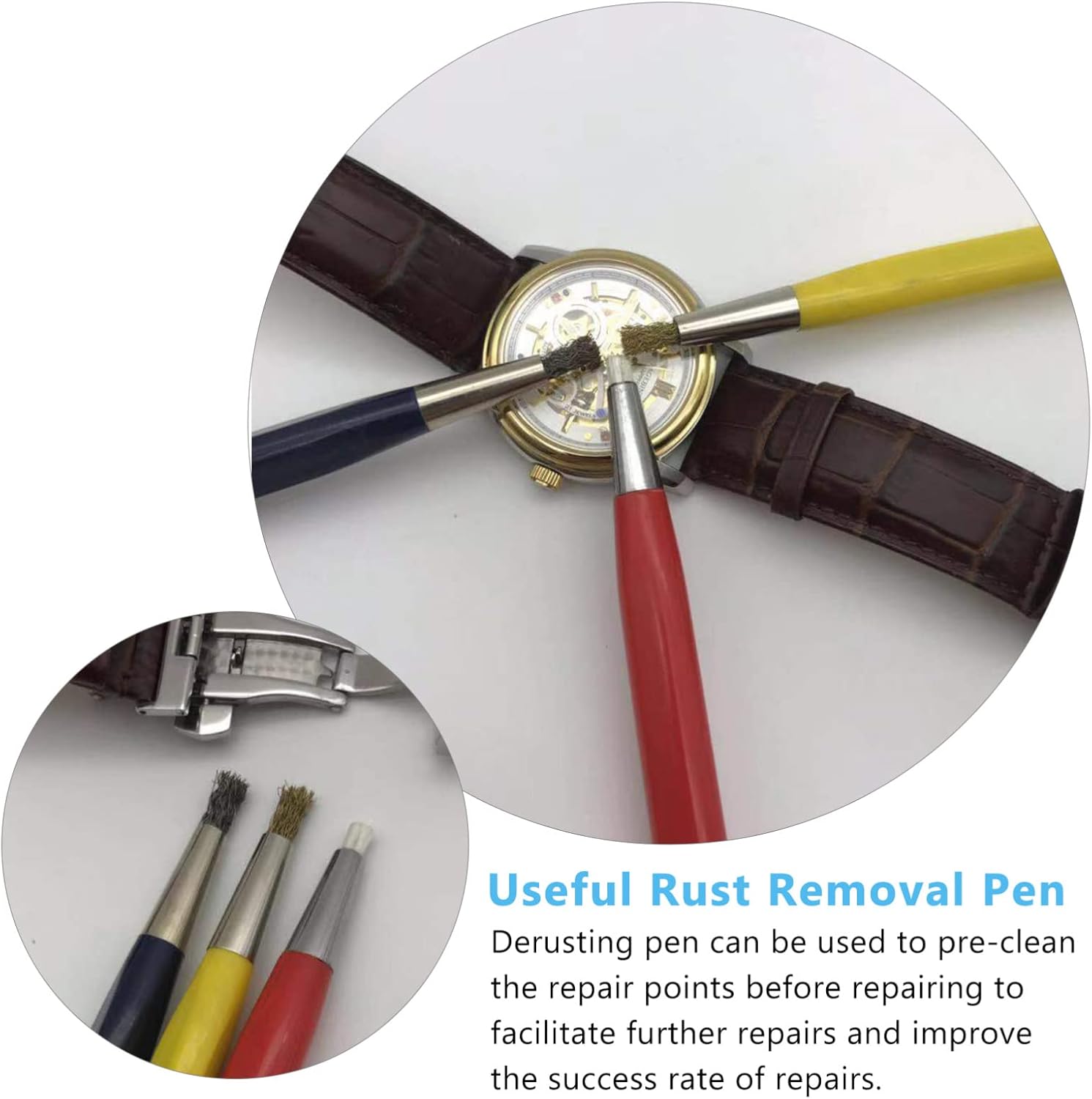 BESPORTBLE 3pcs Rust Remover Cleaning Pen