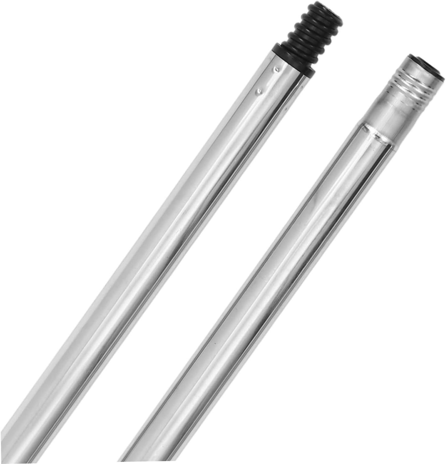 Stainless Steel Mop Handle Extendable for Mops and Brooms Black