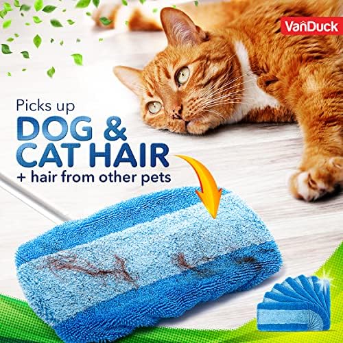 VanDuck Reusable Heavy Duty Mop Pads 2 Pack - Swiffer Compatible