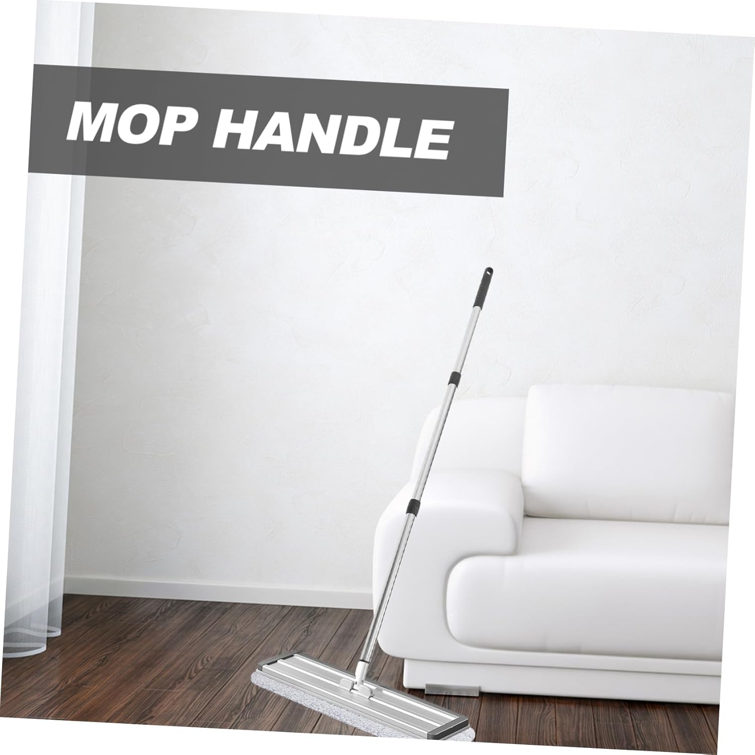 Ipetboom Replacement Mop Pole Three-Section Design