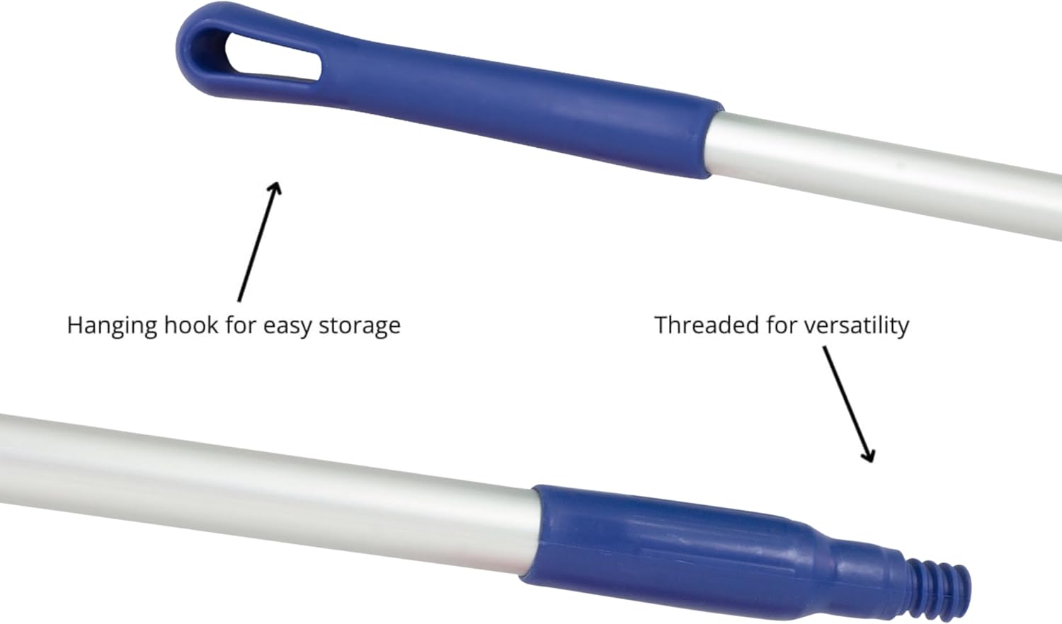 Sparta Adjustable Aluminum Broomstick 48 Blue