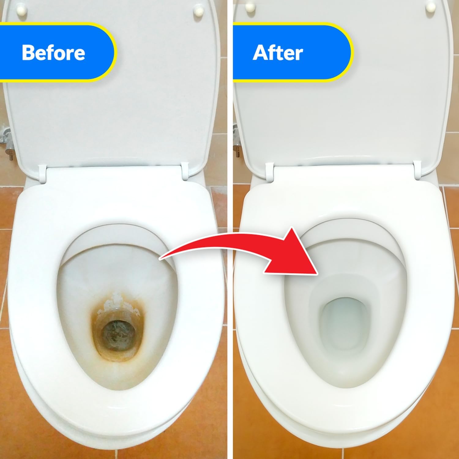 Splash Foam Toilet Cleaner Self Activating Powder