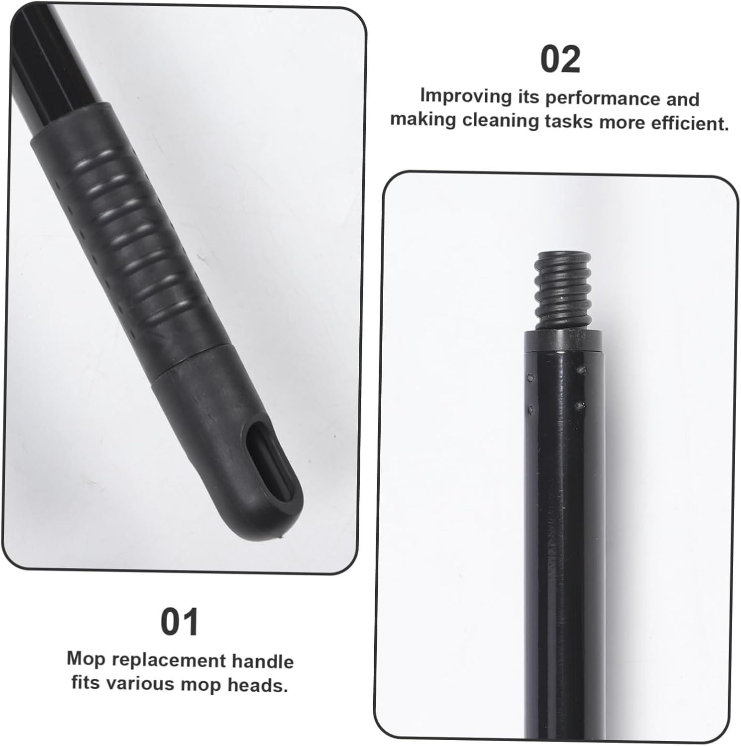 SHERCHPRY Telescopic Mop Handle Replacement Stick