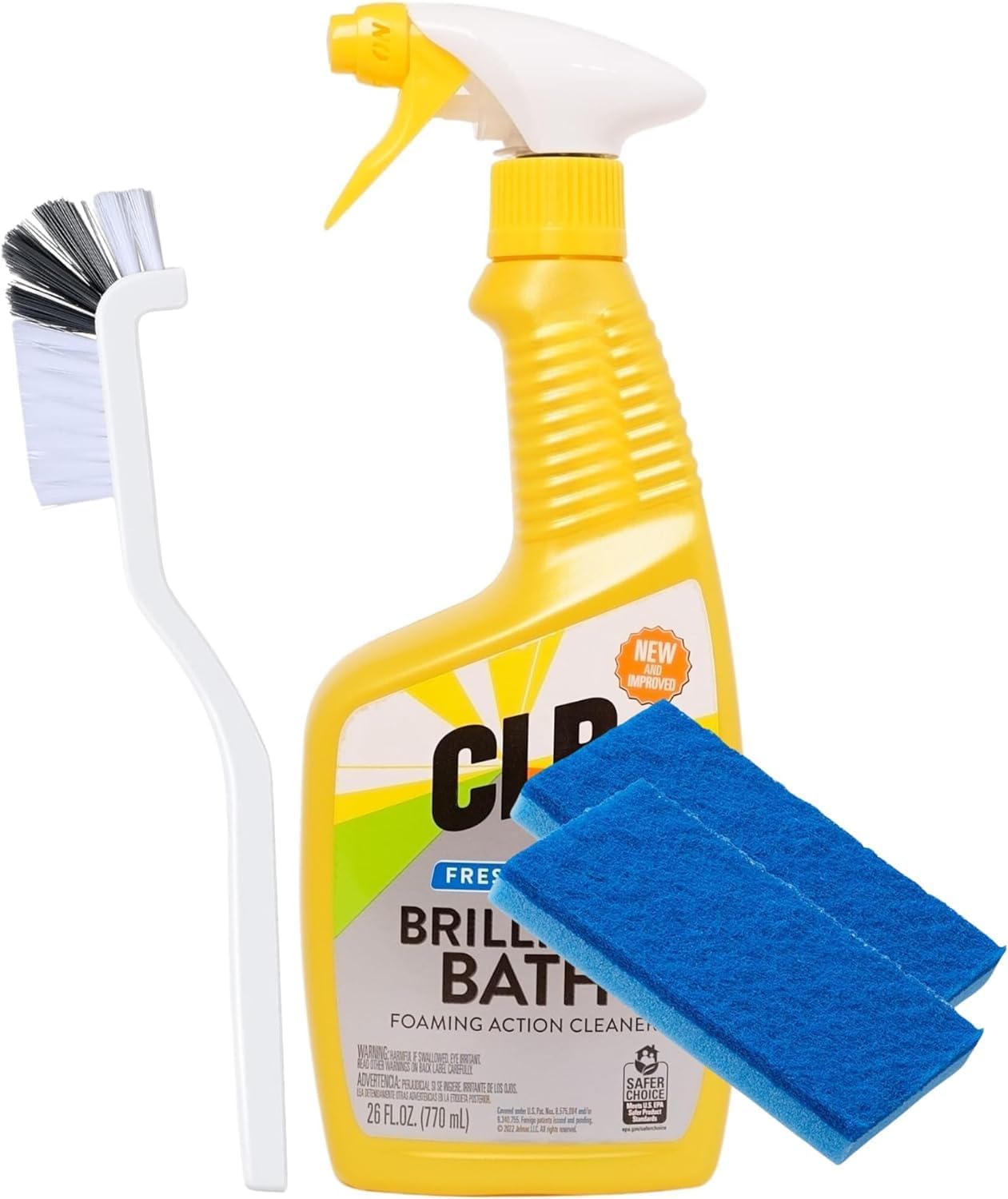 CLR Brilliant Bath 26oz Calcium Lime Rust Remover Kit
