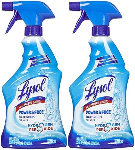 Lysol Power and Free Bathroom Cleaner - Pack of 2