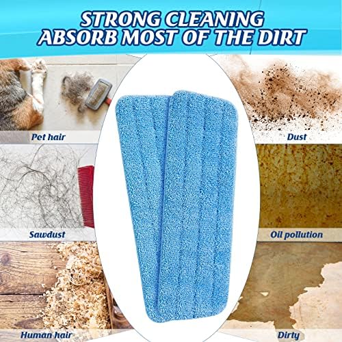 24 Pack Microfiber Mop Pads for Wet Dry Mops