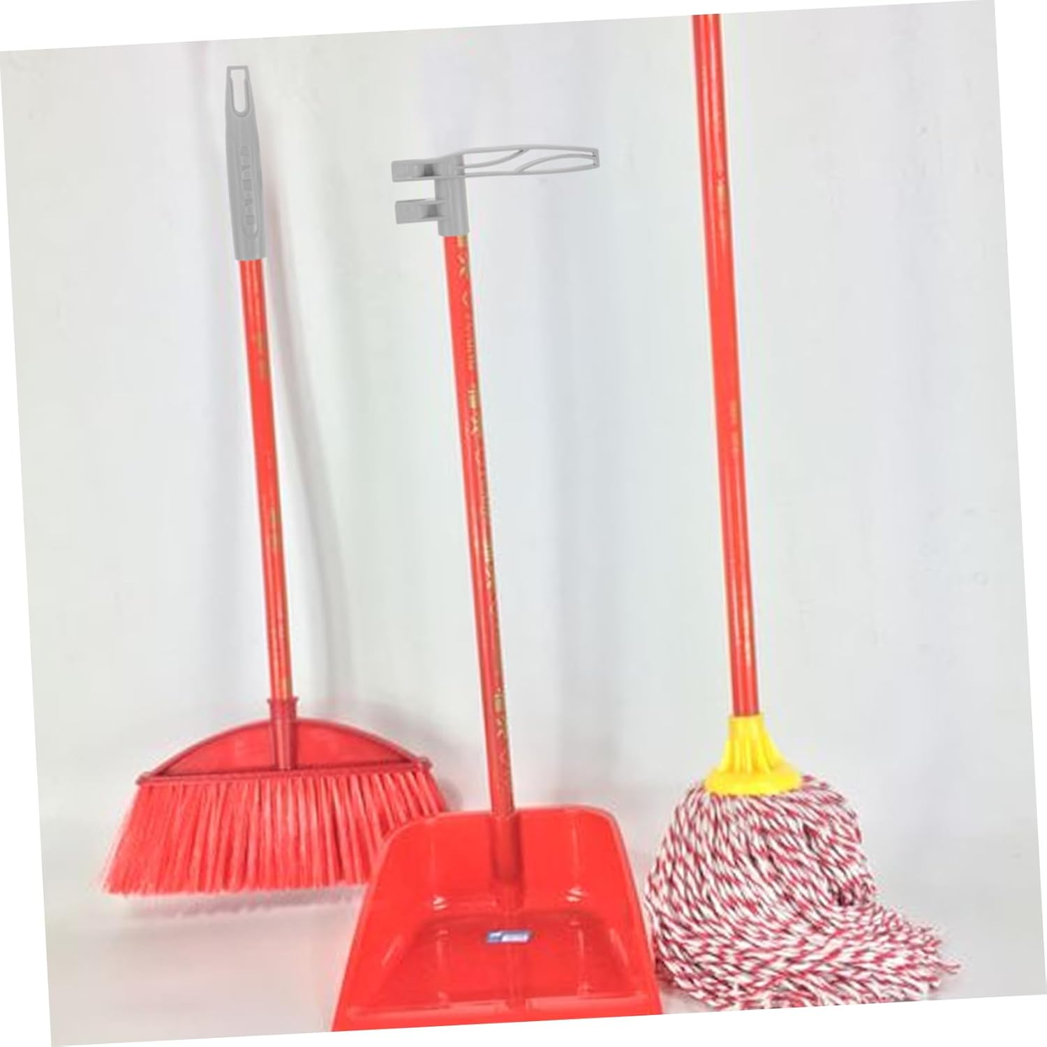 4sets Broom Handle Replacement Grip for Dustpan and Mop Poles