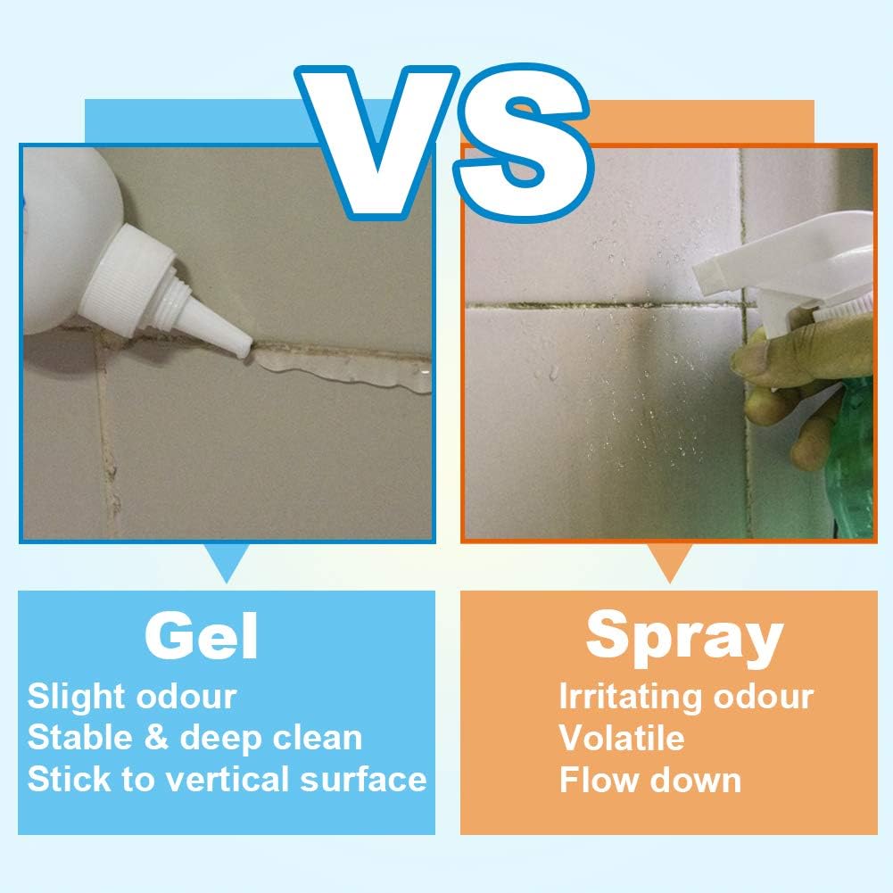 FOLLOWIN Mold Mildew Cleaner Gel 18oz for Bathrooms