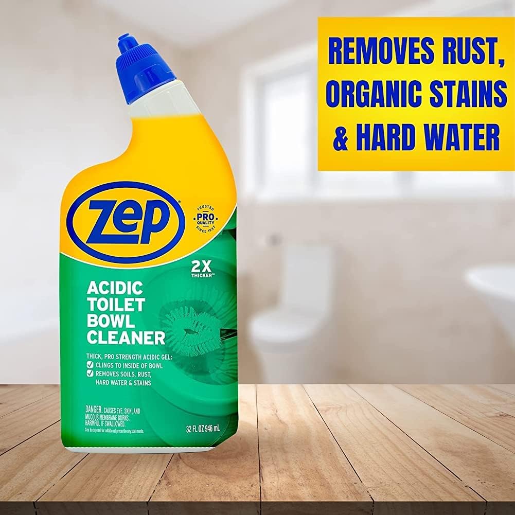 Zep Acidic Toilet Bowl Cleaner 32 oz Case of 4