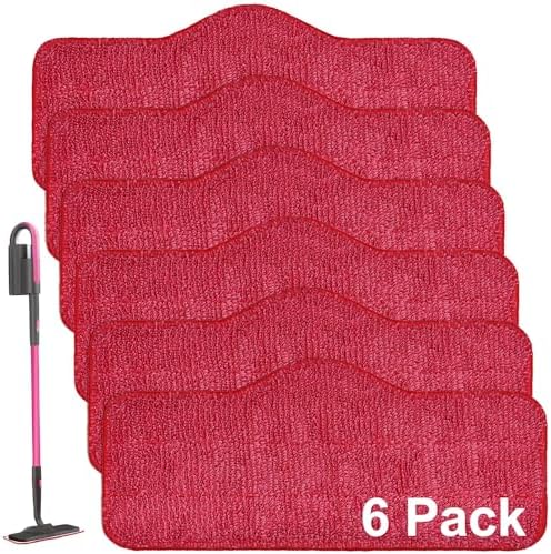 Yuunaie Steam Mop Pads 6-Pack for Schenley