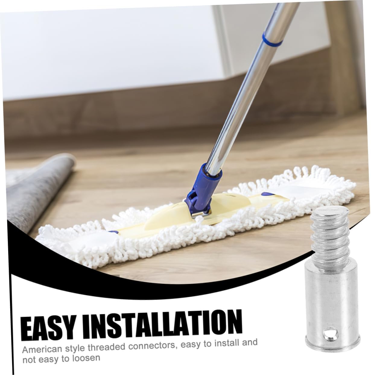 PACKOVE Threaded Tip Broom Handle Replacement