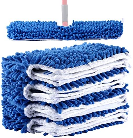 Kingmix 4 Pack Microfiber Flip Mop Refills