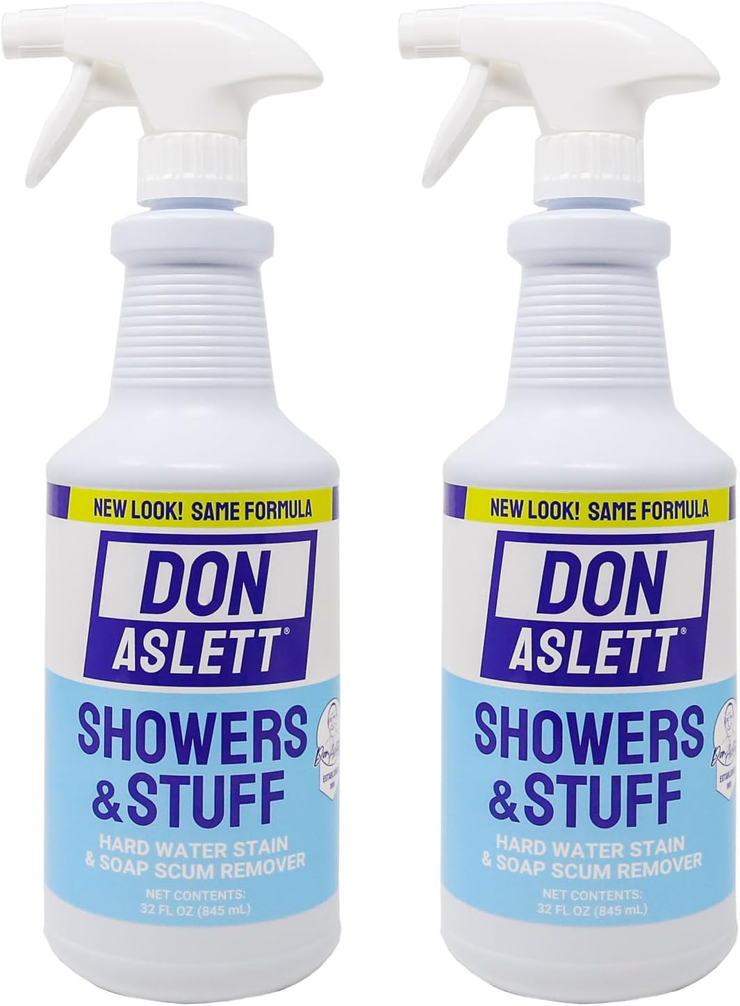 Don Aslett Showers and Stuff 32 Oz Spray Bottle Pack of 2