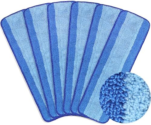 F Flammi 6 Pack Microfiber Mop Pads for Bona Spray Mop 1