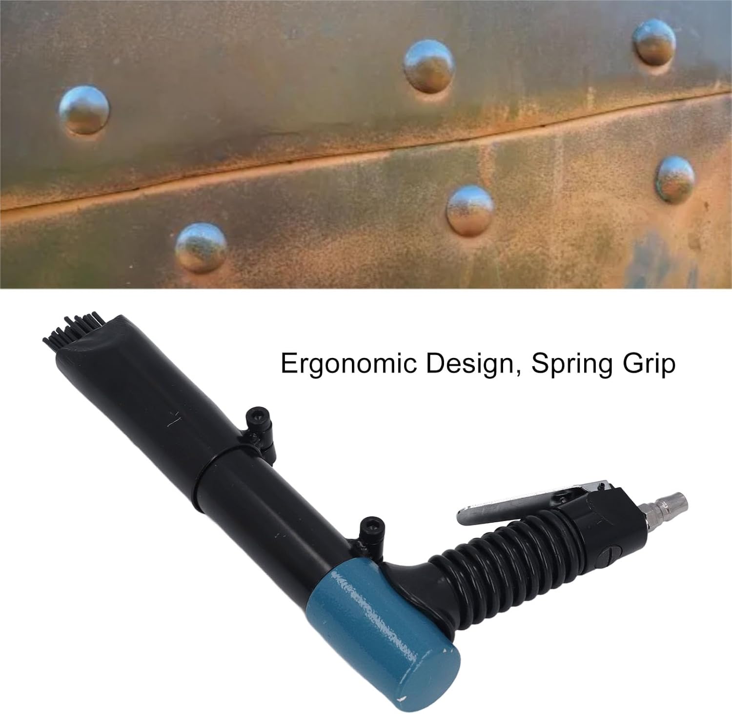 Walfront Pneumatic Rust Remover with 19 Steel Needles