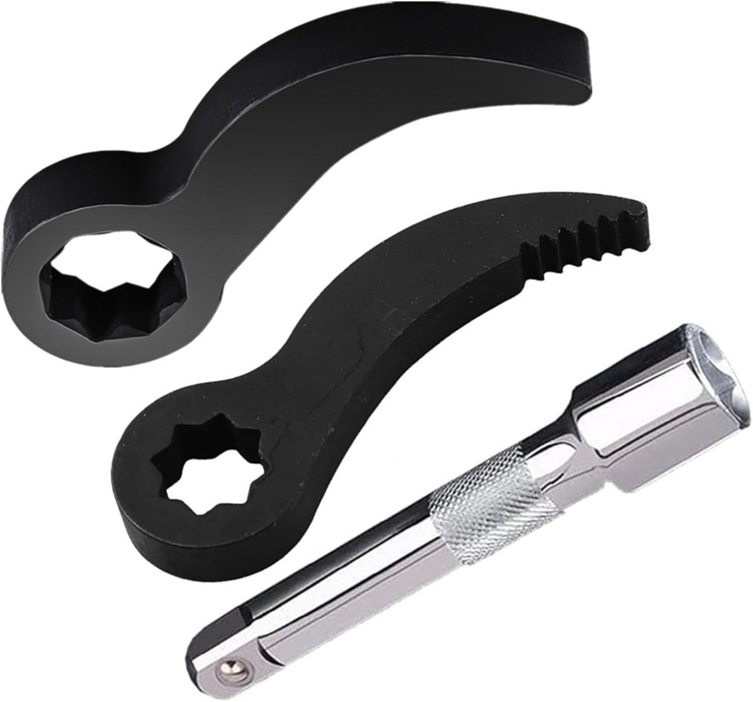 3Pcs Adjustable Pry Bar Wrench Adapter Tool