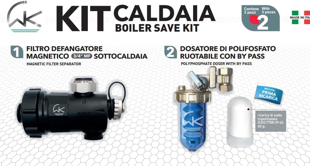 WK Boiler Saver Kit - Anti-Limescale and Anti-Corrosion
