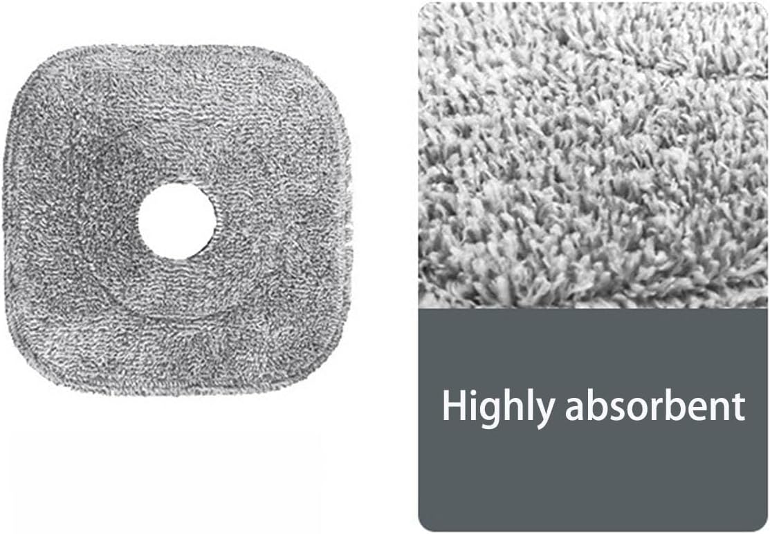 Rinakou 6 Pack 9 Inch Square Microfiber Mop Pads