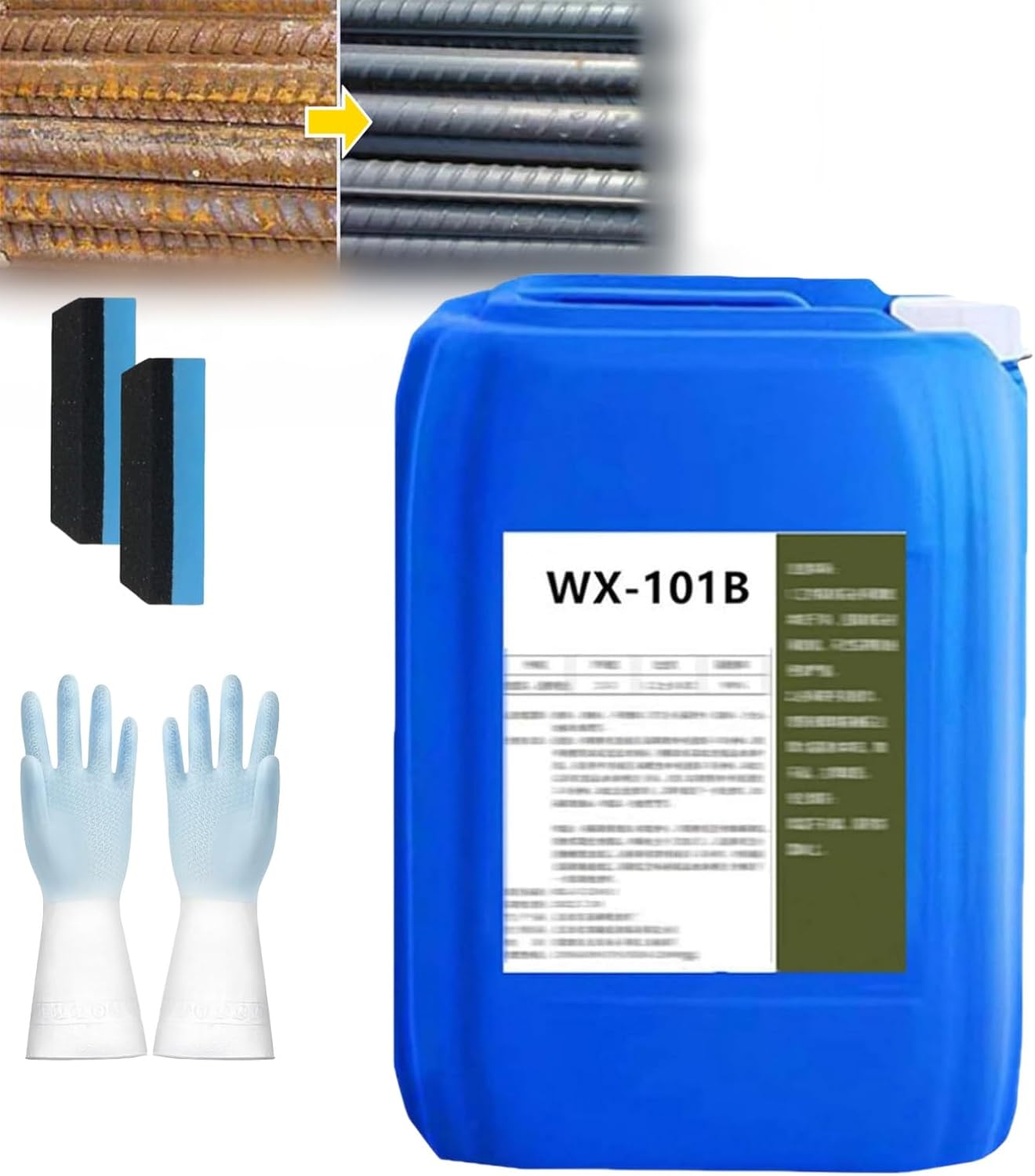 Powerful Metal Rust Remover 500ml - Wx-101b 1