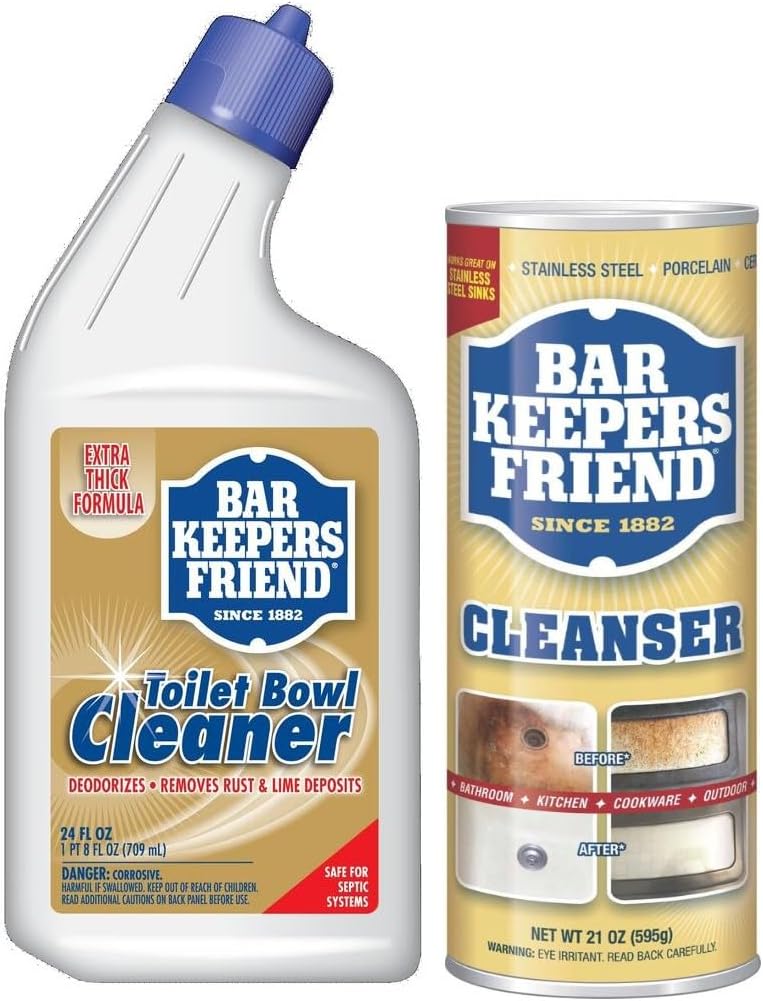 Bar Keepers Friend Multipurpose Bathroom Cleaner - 24oz21oz 2 ct