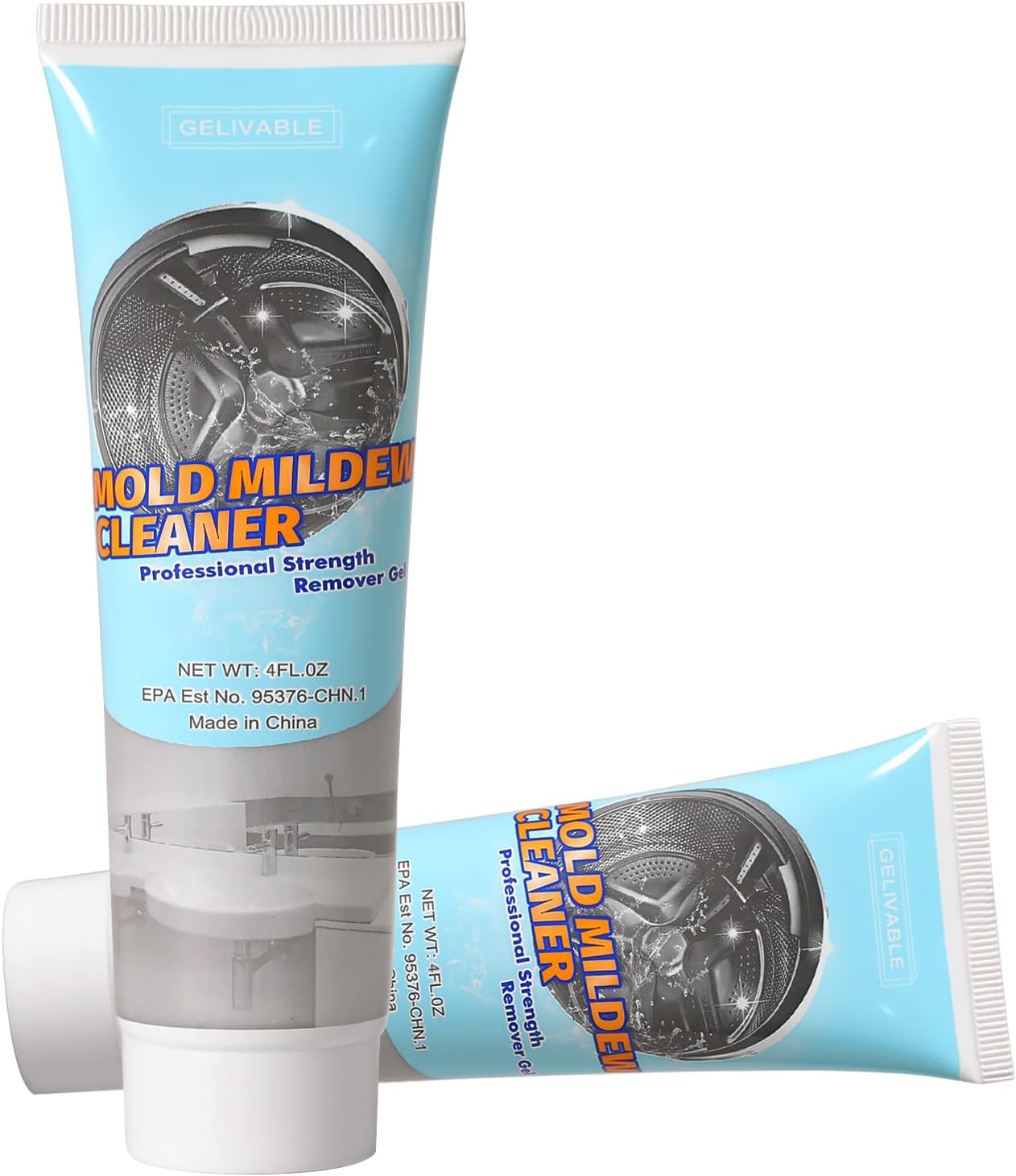 GELIVABLE Mold Remover Gel - 4 FlOz Pack of 2 1