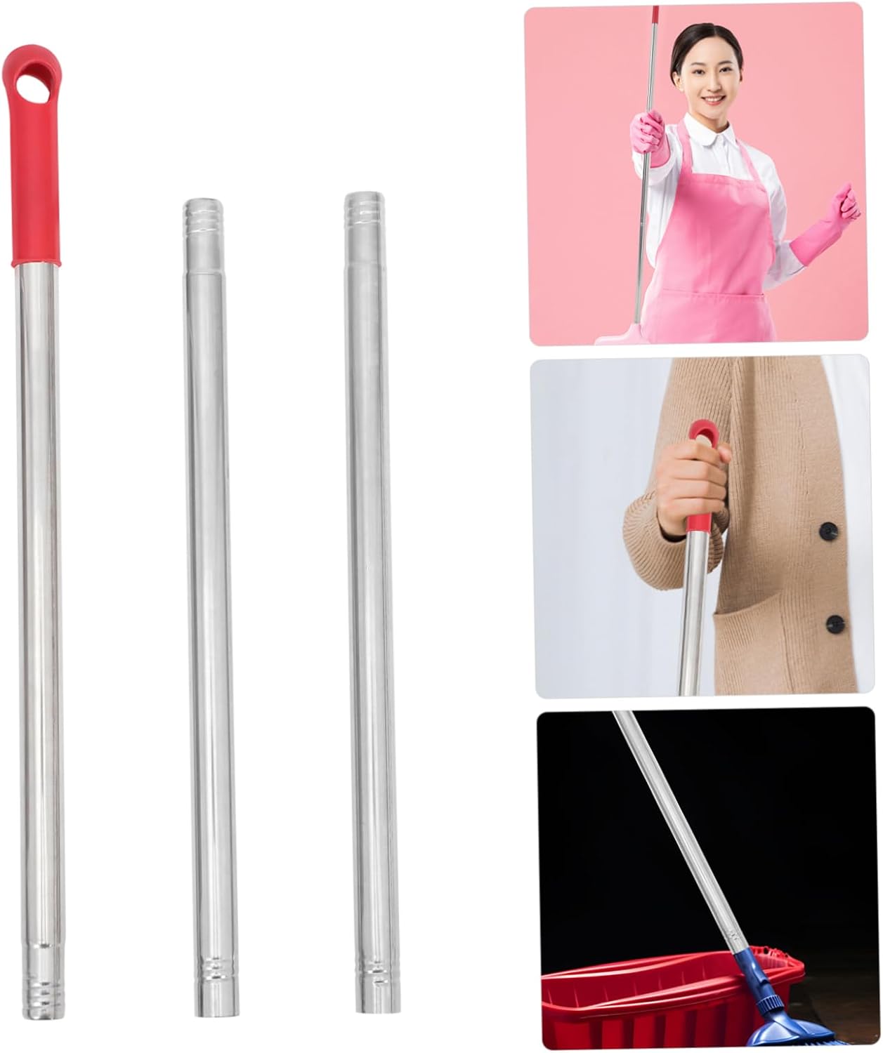 CALLARON Broom Rod Replacement Handle for Mopping and Floor Cleaning