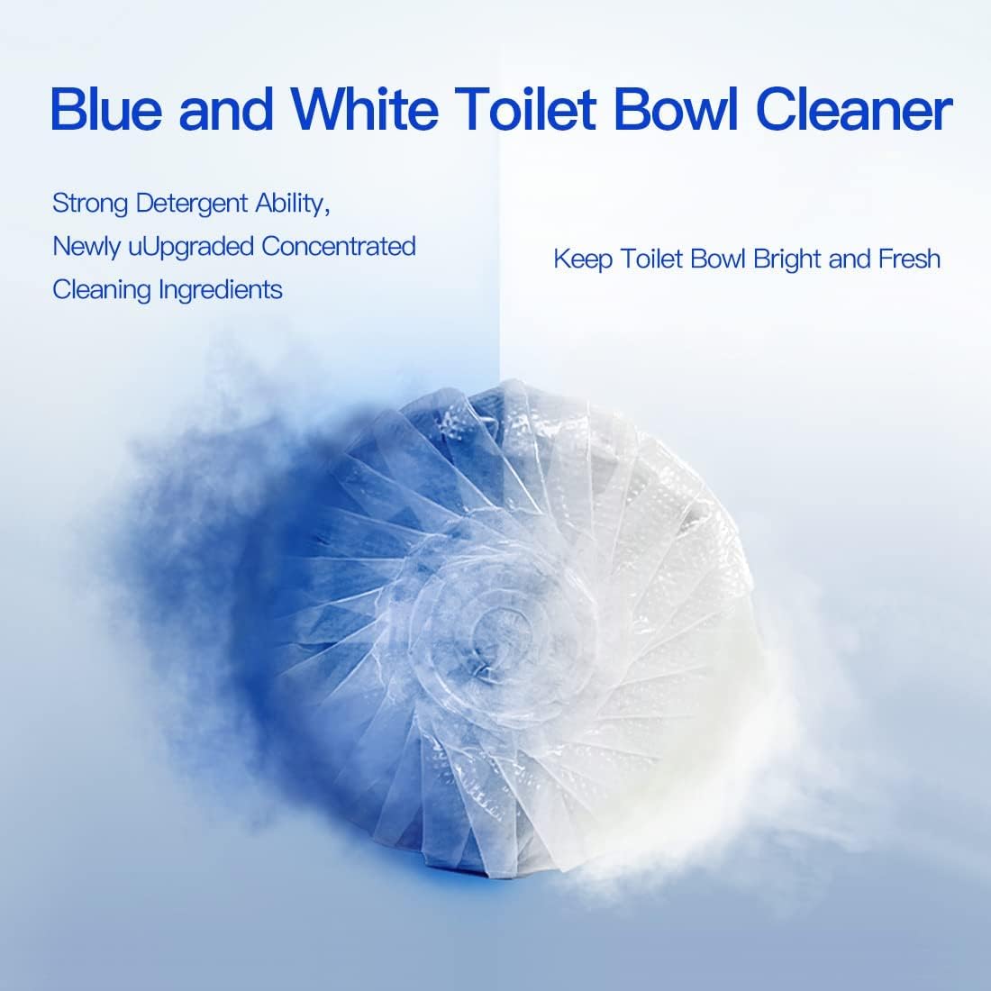 KIISIISO Toilet Cleaner Tablets 40 Pack Long-Lasting